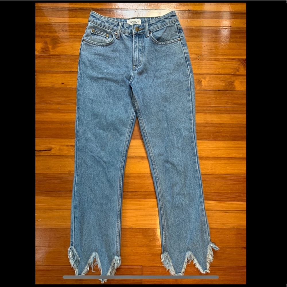 EVIDNT Raw Hem Denim Jeans Size 24